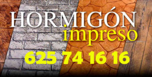 Hormigón impreso en El Tiemblo